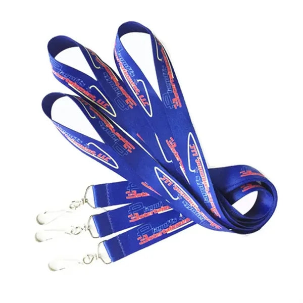 Flat Polyester Custom Sublimation Lanyards