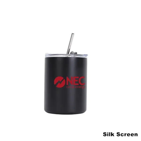 13.5 oz Stainless Steel Travel Mug with Lid and Straw