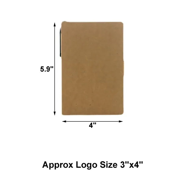 Memo Notepad With Pen In Holder