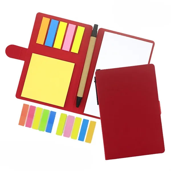 Memo Notepad With Pen In Holder