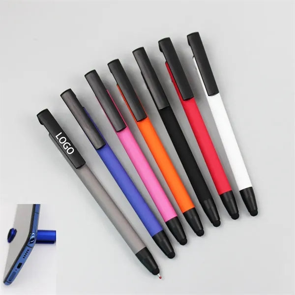 Metal Executive Stylus Pen W/ Phone Holder
