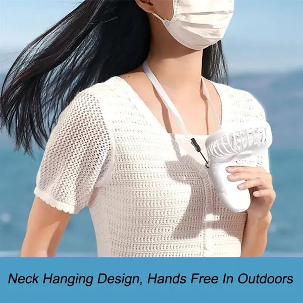 LED Digital Display Handheld Fan
