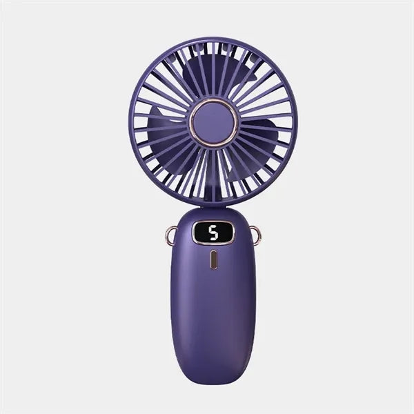 LED Digital Display Handheld Fan