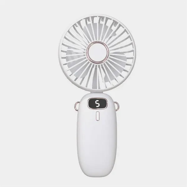 LED Digital Display Handheld Fan
