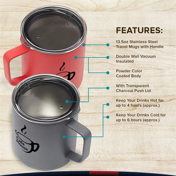 13.5 oz. Tanze Travel Mugs