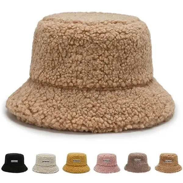 Lamb Wool Baseball Cap for Women