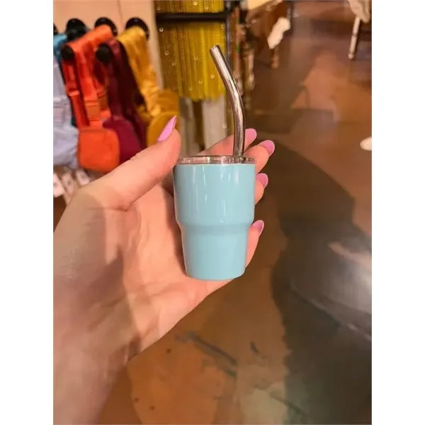 2oz Tumbler with lid straw/ shot glasses/expresso cups