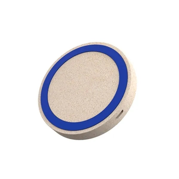 Eco-Friendly Wheat Straw Qi Wireless Charging Pad