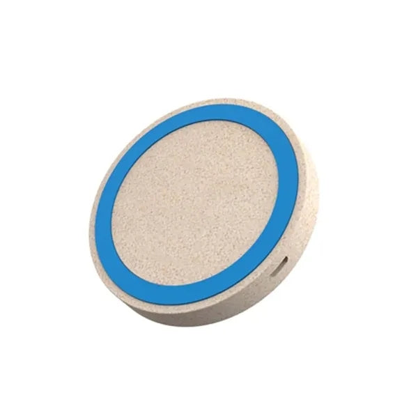 Eco-Friendly Wheat Straw Qi Wireless Charging Pad