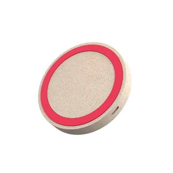 Eco-Friendly Wheat Straw Qi Wireless Charging Pad