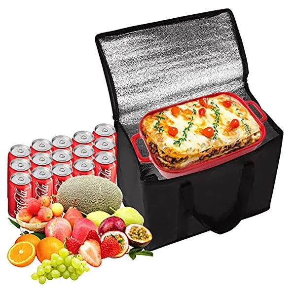 Container Food Delivery Lunch Insulated Tote Warm Cold Bag