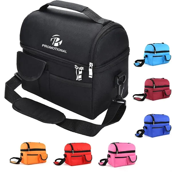 8L Double-Deck Food Cooler Thermal Bag