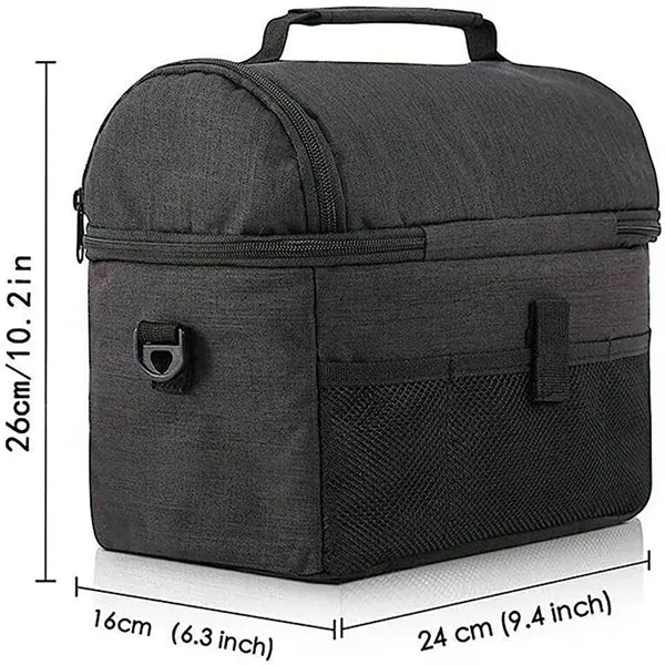 8L Double-Deck Food Cooler Thermal Bag