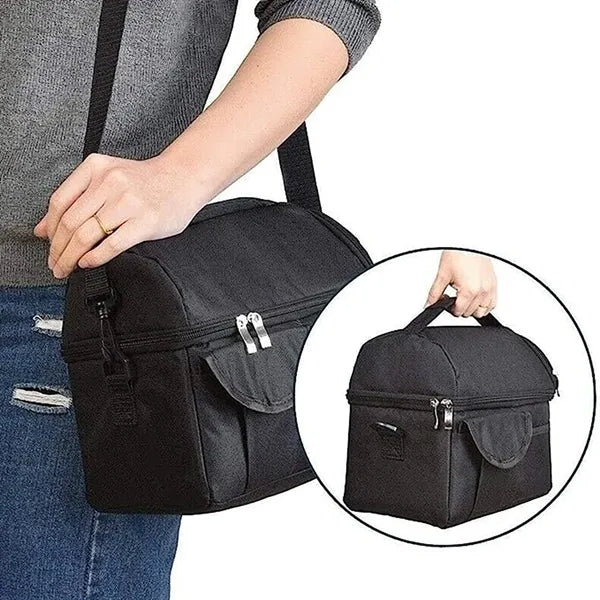 8L Double-Deck Food Cooler Thermal Bag