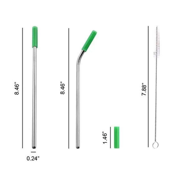 Stainless Steel Straws With Travel Bag