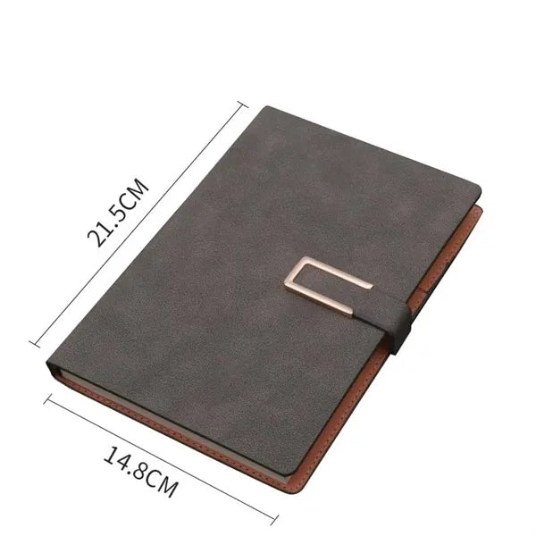 A5 Sheepskin PU Leather Notebook with Magnetic Buckle