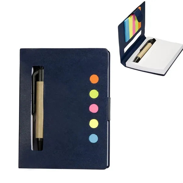 Eco Stowaway Sticky Jotter With Pen
