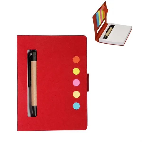 Eco Stowaway Sticky Jotter With Pen