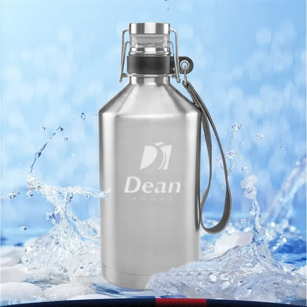 Grela Stainless Steel Beer Growlers - 64 OZ.