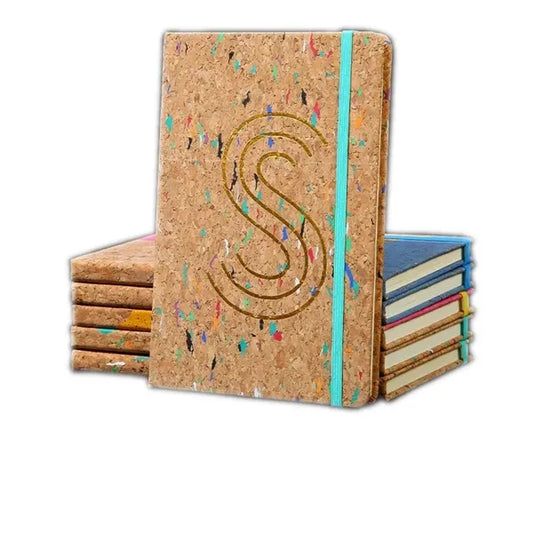 Recycled Cork Cover Journal Notebook