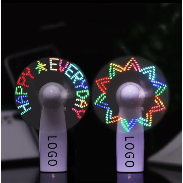 LED Pre Programmed Message Fan