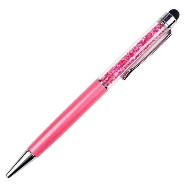 Twist Action Ballpoint Pen w/Crystals