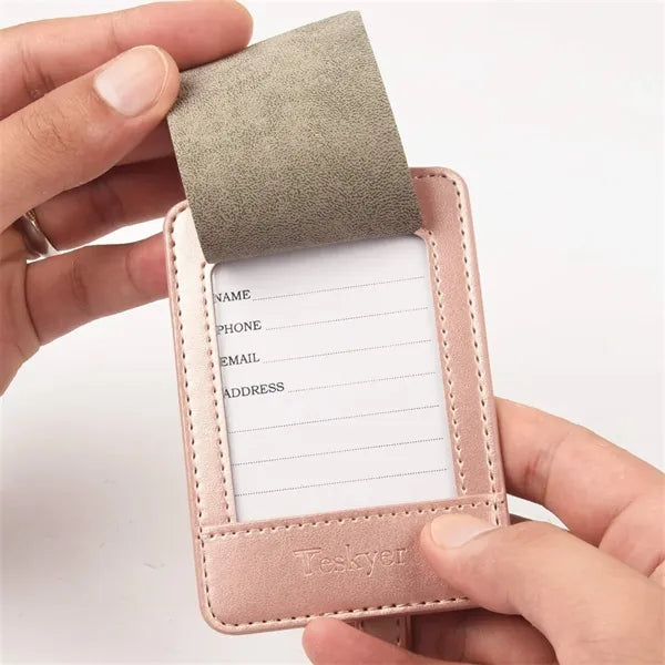 PU Leahter Luggage Tags