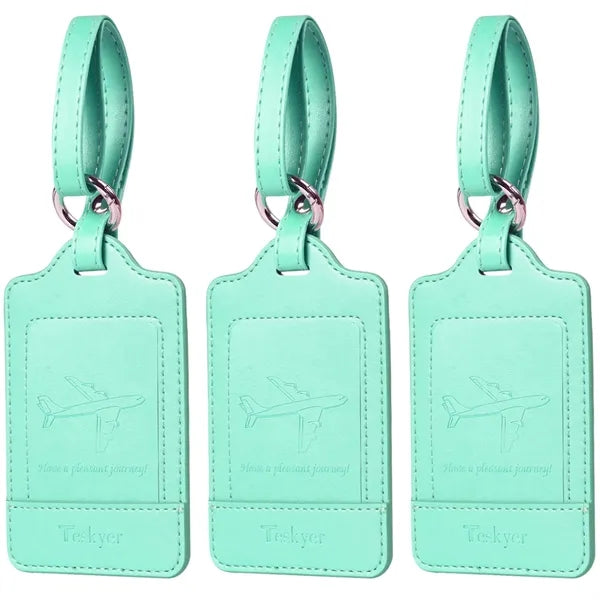 PU Leahter Luggage Tags