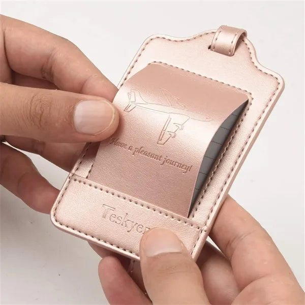 PU Leahter Luggage Tags