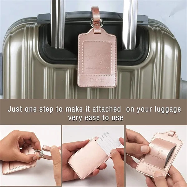 PU Leahter Luggage Tags