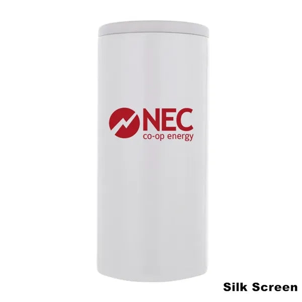 12 oz Sublimation Slim Skinny White Stainless Steel Can Cool