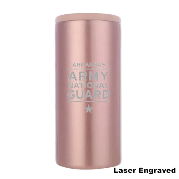 12 oz Sublimation Slim Skinny White Stainless Steel Can Cool