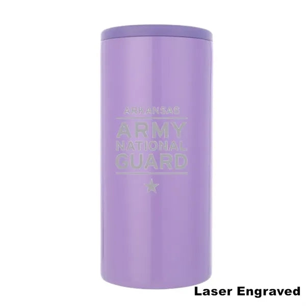 12 oz Sublimation Slim Skinny White Stainless Steel Can Cool