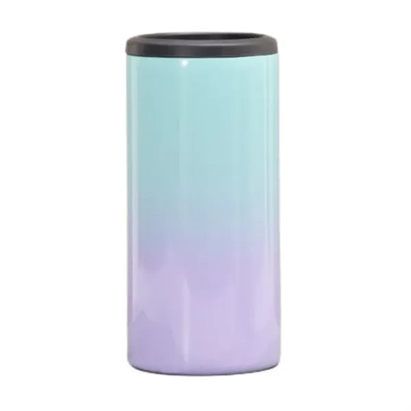 12 oz Sublimation Slim Skinny White Stainless Steel Can Cool
