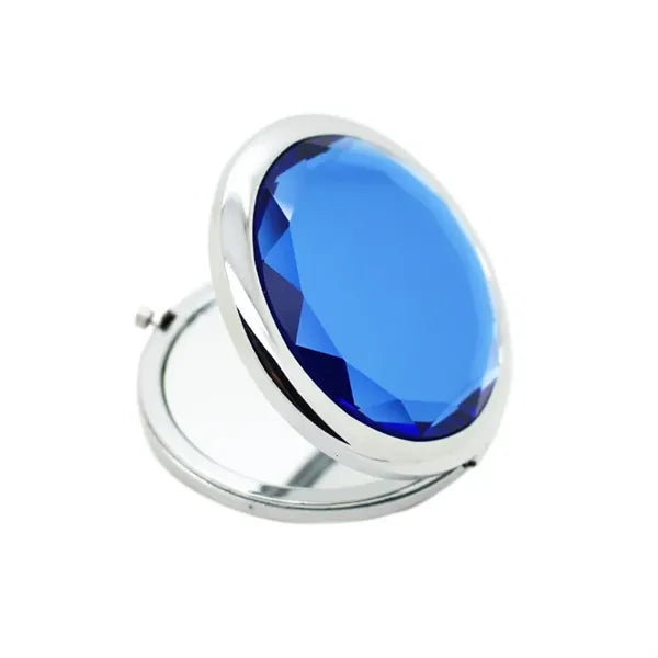 Pocket Crystal Cosmetic Compact Makeup Mirror