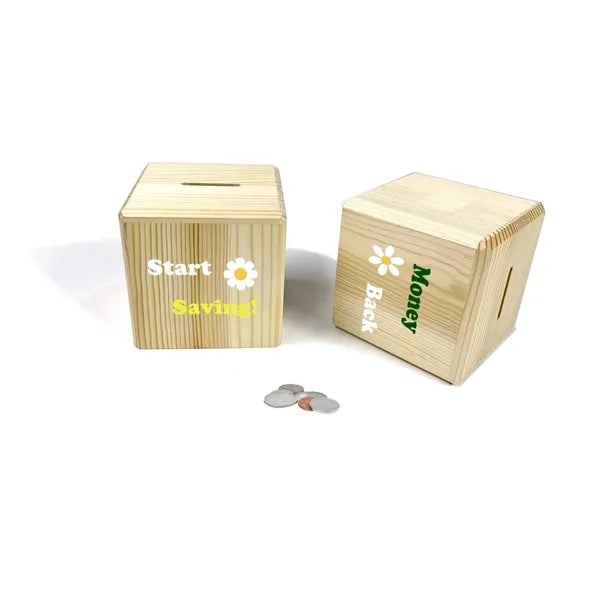 Wood Coin Bank