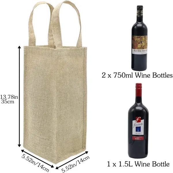 Jute Wine Bags