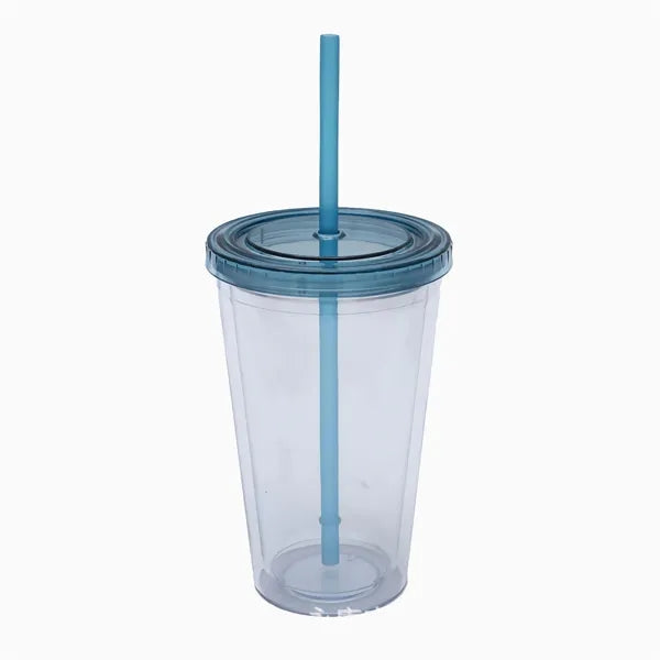 Tumbler with Straw and Lid
