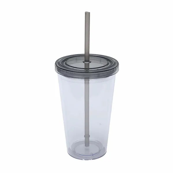 Tumbler with Straw and Lid