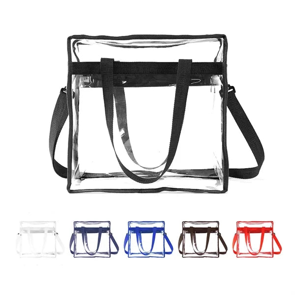 Clear Tote Bag with Adjustable Strap