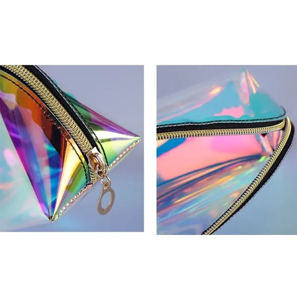 Holographic Clear Toiletry Cosmetic Bag