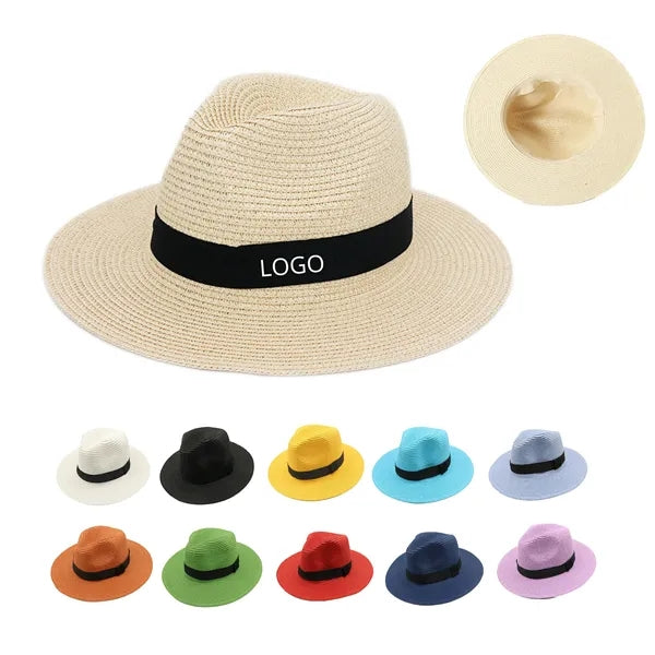 Sun Straw Hat with Wide Brim