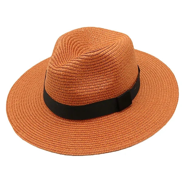 Sun Straw Hat with Wide Brim