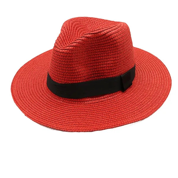 Sun Straw Hat with Wide Brim