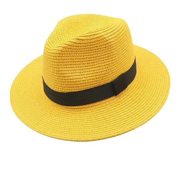 Sun Straw Hat with Wide Brim