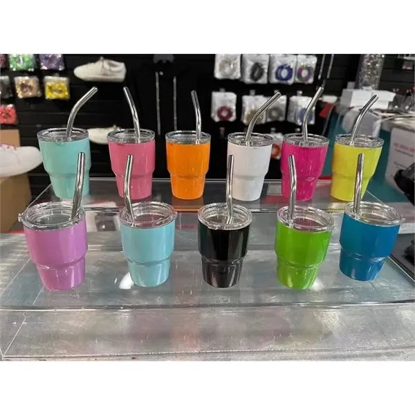 2oz Mini Double-Wall Insulated Stainless Steel Demitasse Cup