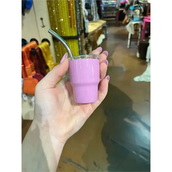 2oz Mini Double-Wall Insulated Stainless Steel Demitasse Cup