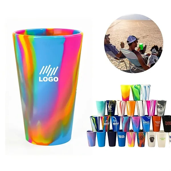 16Oz Silicone Pint Glasses