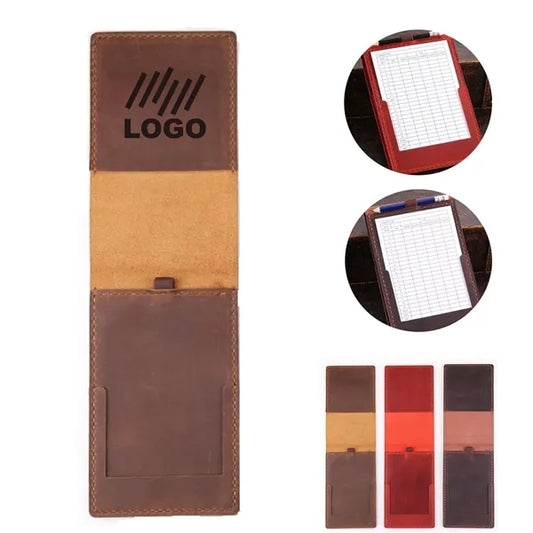 Leather Golf Scorecard Holder