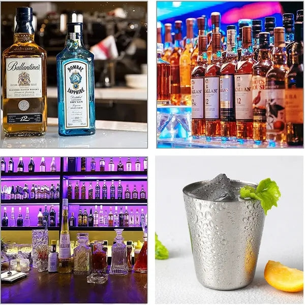 4 Pieces 1 oz Stainless Steel Shot Glass